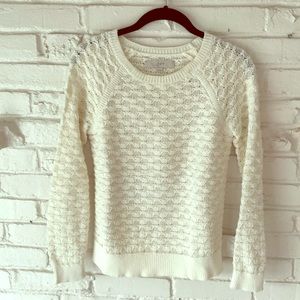 Loft Cream Colored Sweater